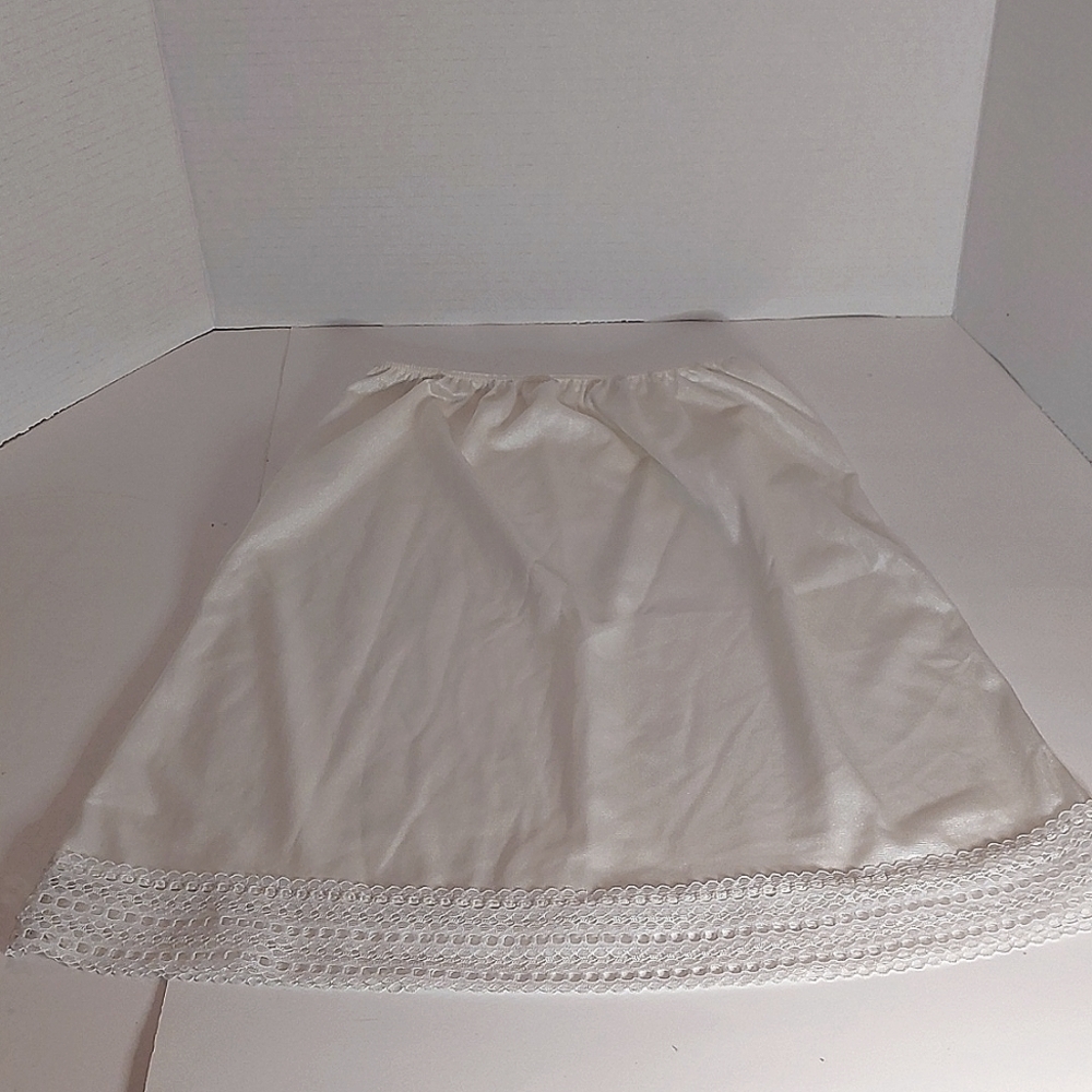 Girls Half Slip White Size 7/8 - Picture 2 of 6